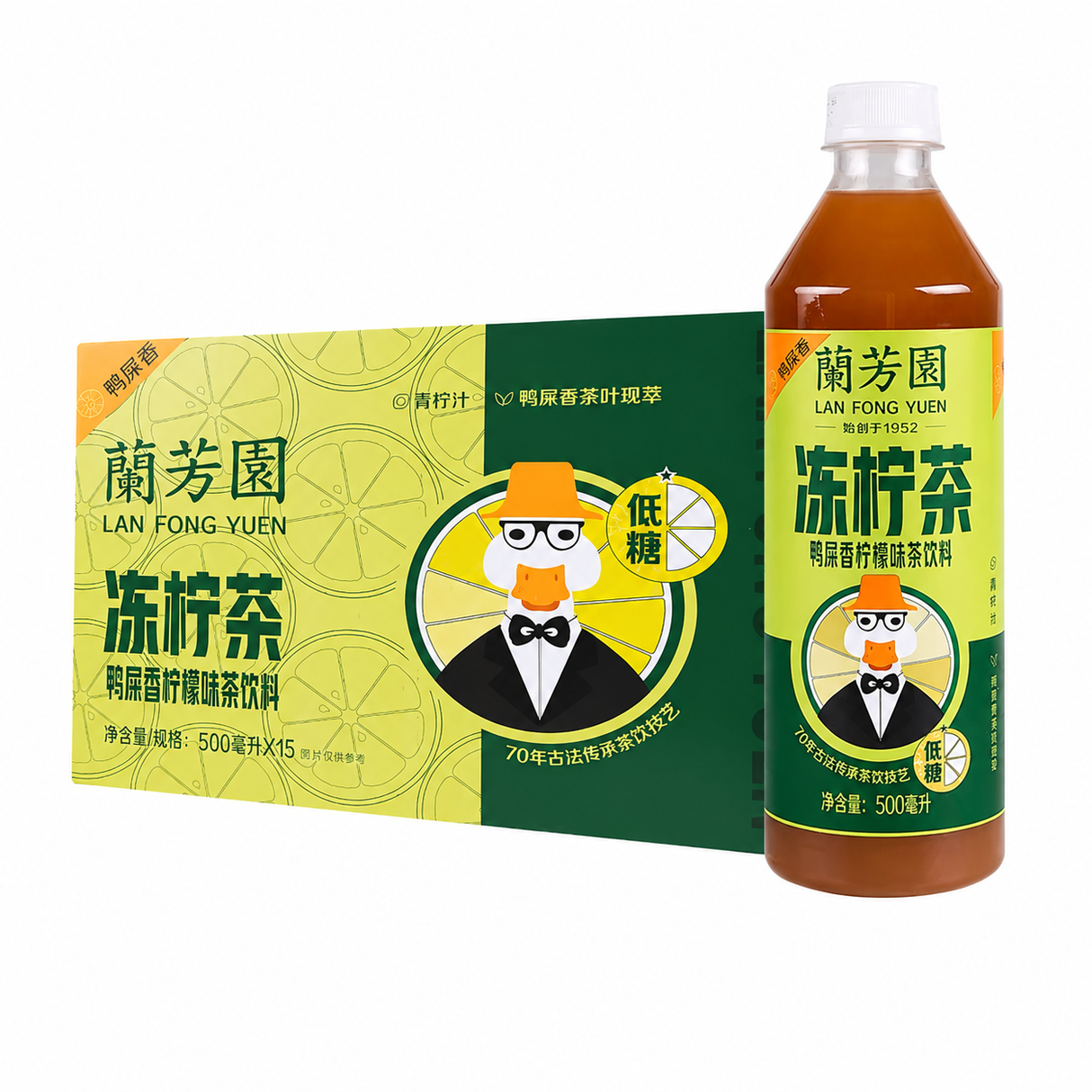 【兰芳园】低糖 鸭屎香 冻冰茶 500ml*15