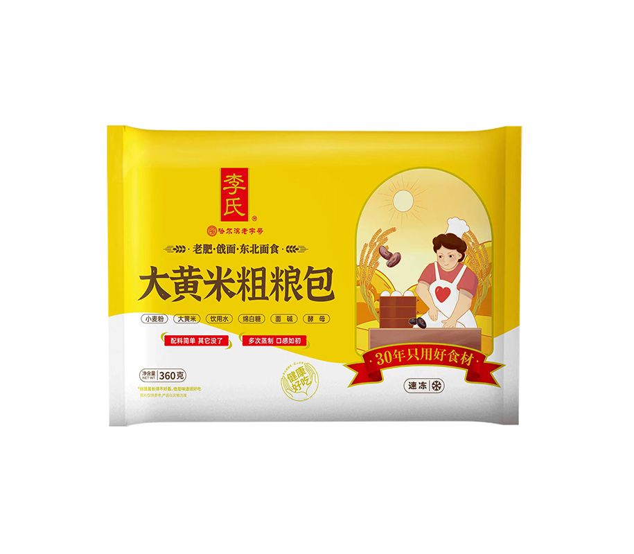 ❄️【李氏】大黄米粗粮/黑豆流沙/黑豆沙糯米糖三角包组合 3种6包