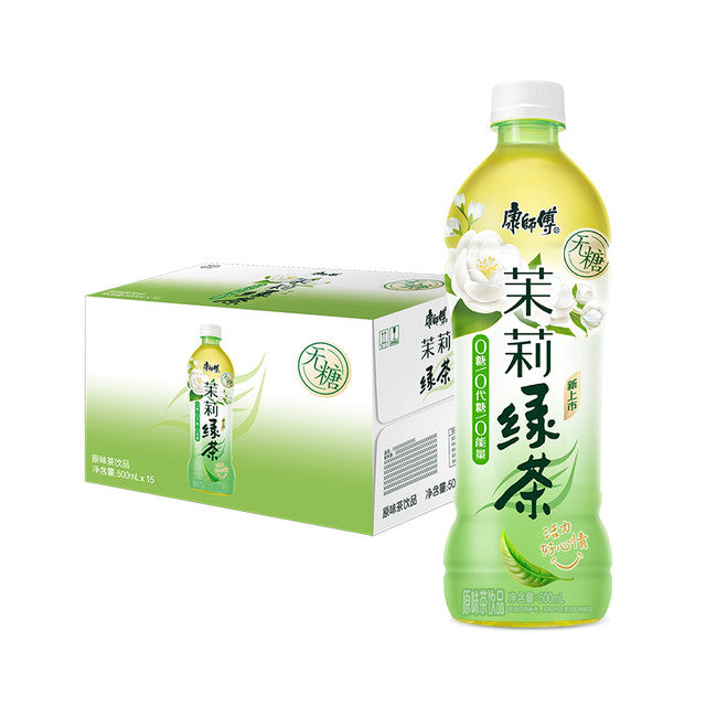 【康师傅】无糖茉莉绿茶 500ml*15