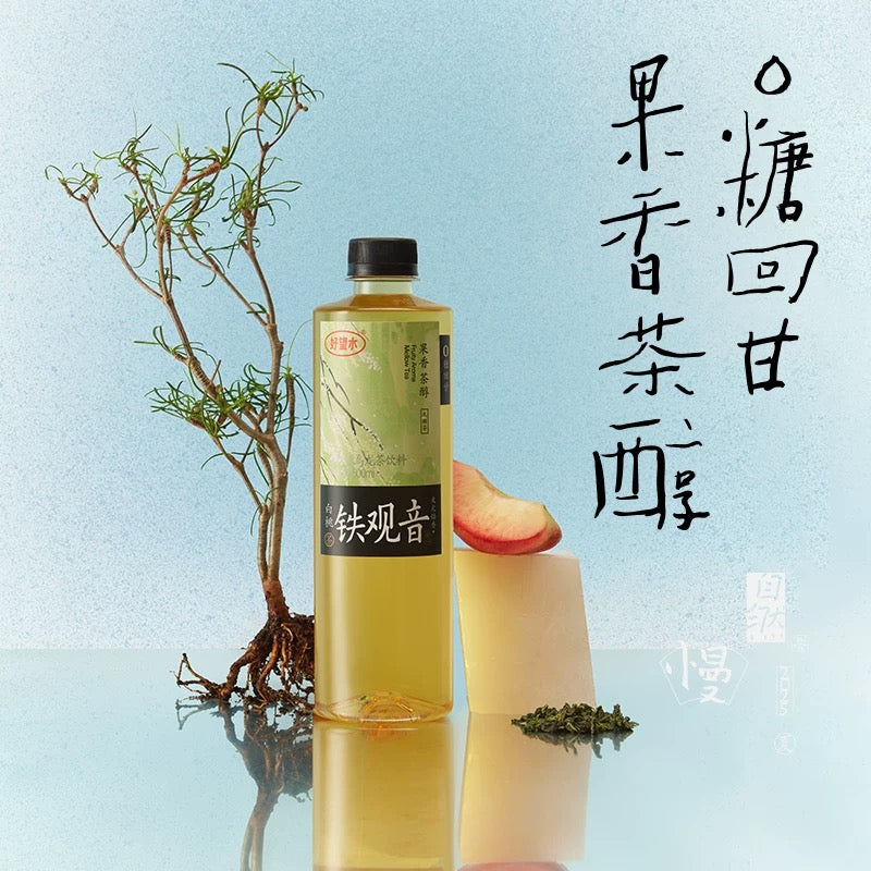 【好望水】无糖茶 白桃铁观音 500ml*15