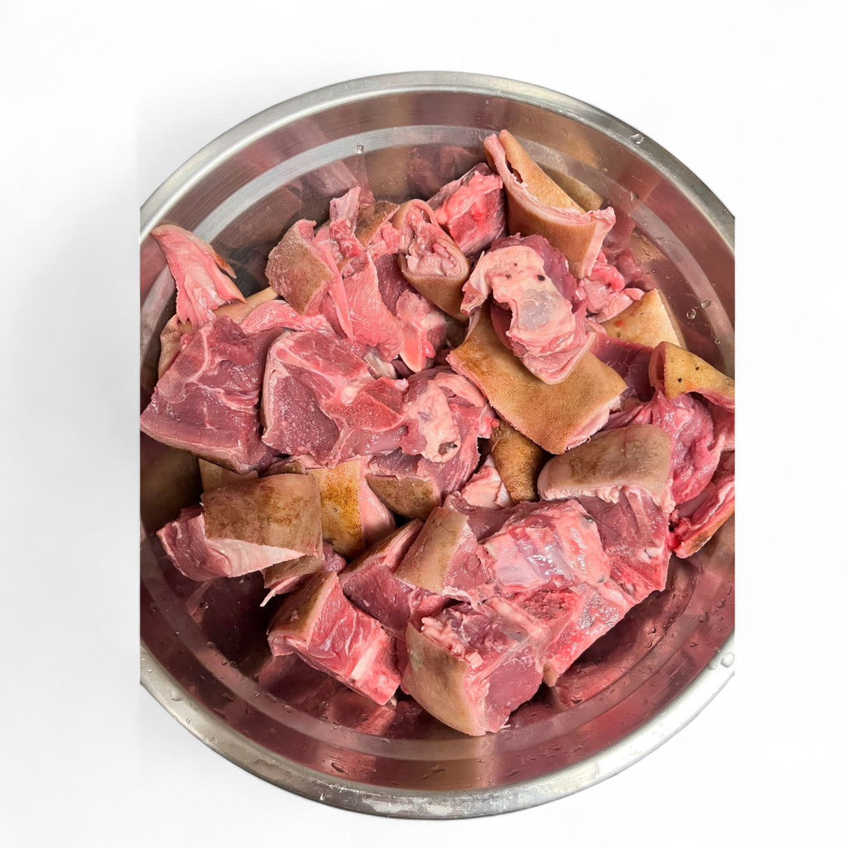 ❄️【Local】5 pounds of fresh black goat with skin cut into pieces