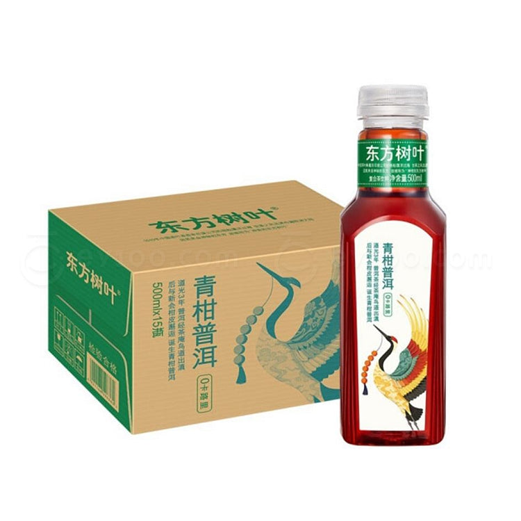 【农夫山泉】东方树叶 青柑普洱茶  500ml*15