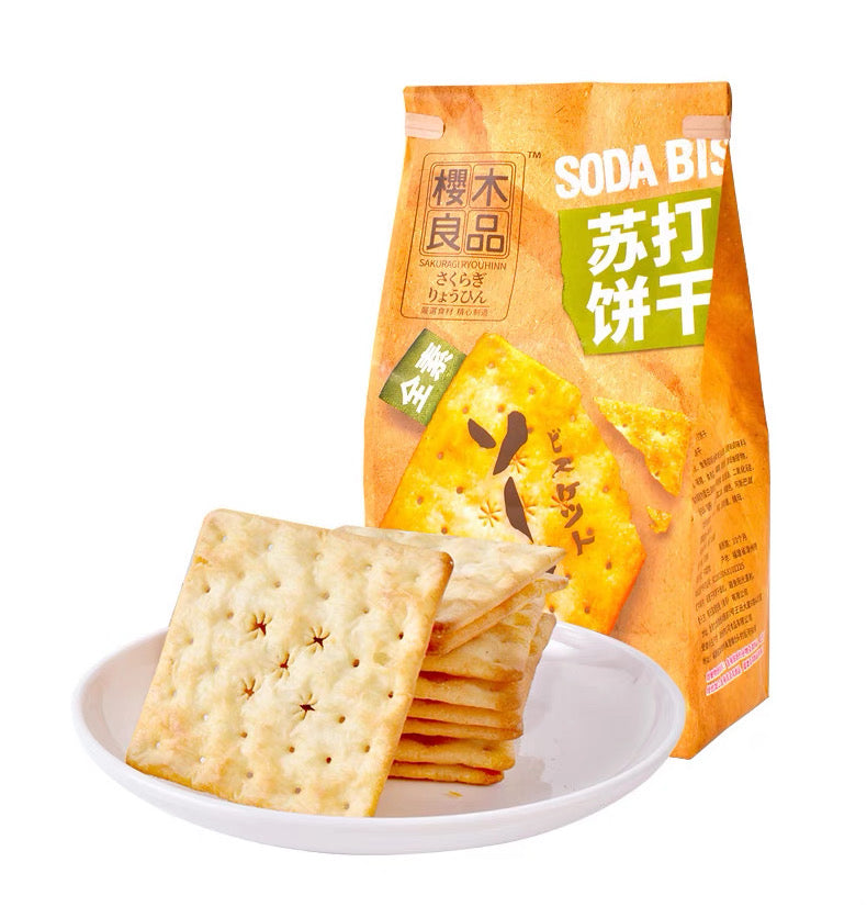 【樱木良品】藜麦味苏打饼干 192克*2