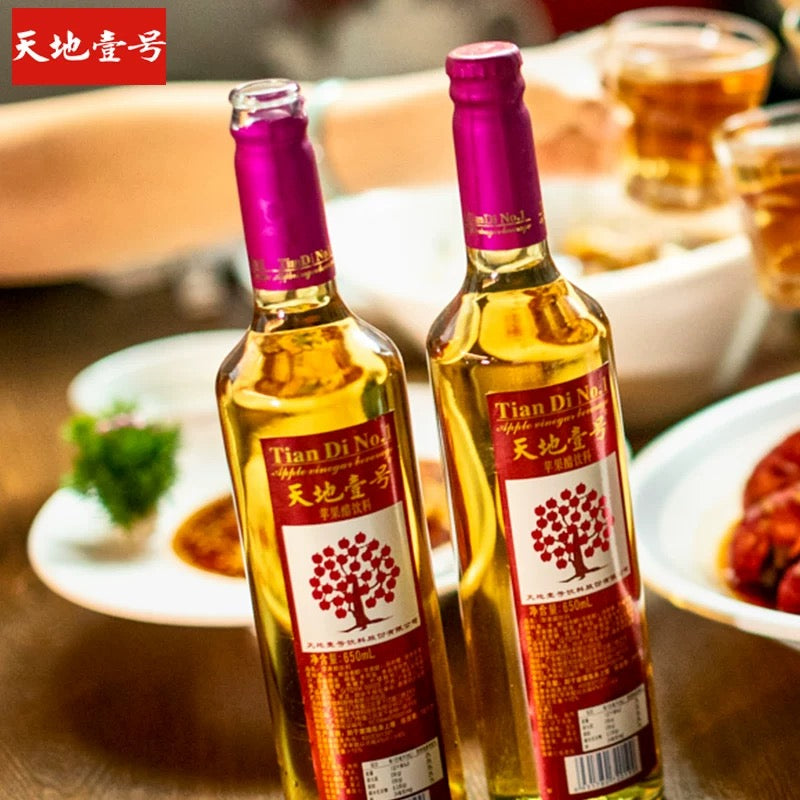 【天地一号】苹果醋饮料礼盒 650ml*4