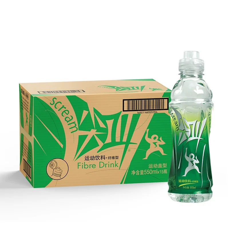 【农夫山泉】尖叫运动饮料 纤维型 青柠 550ml*15