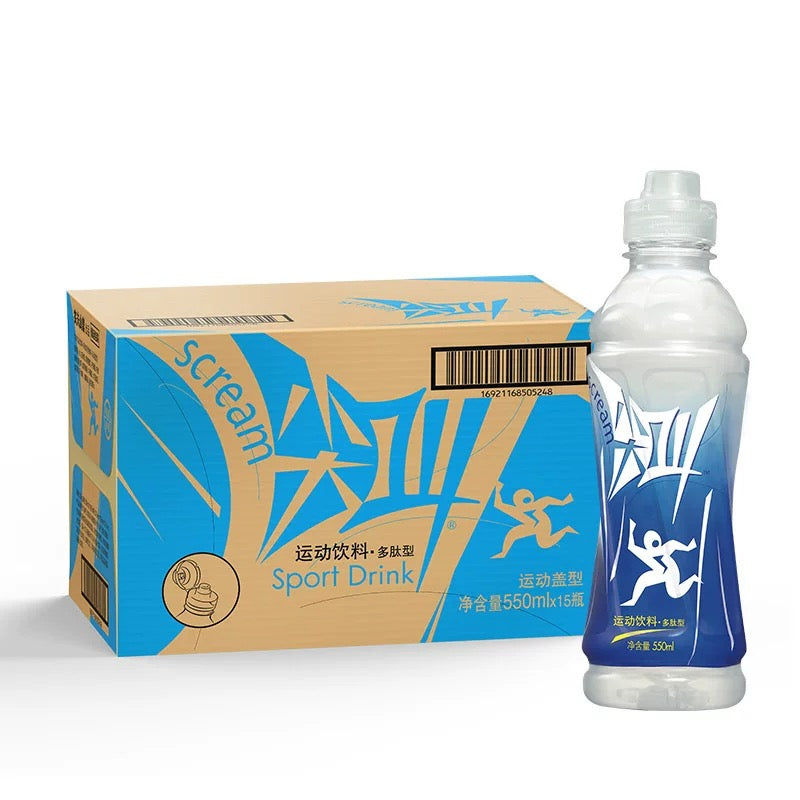 【农夫山泉】尖叫运动饮料 多肽型 西柚 550ml*15