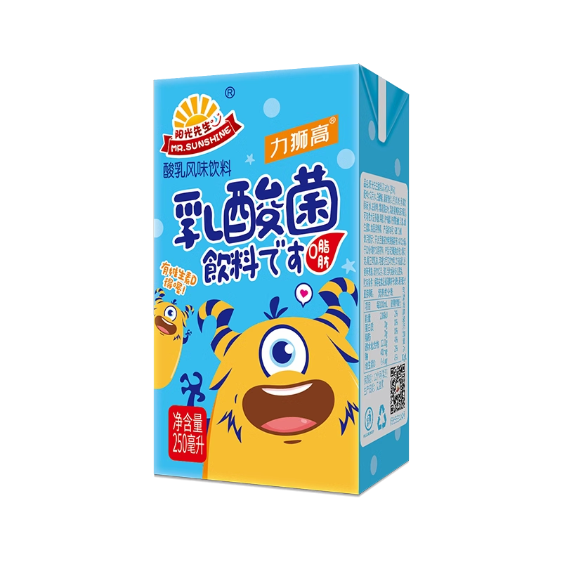 【Mr. Sunshine】Lactic acid bacteria drink 250ml*24 boxes