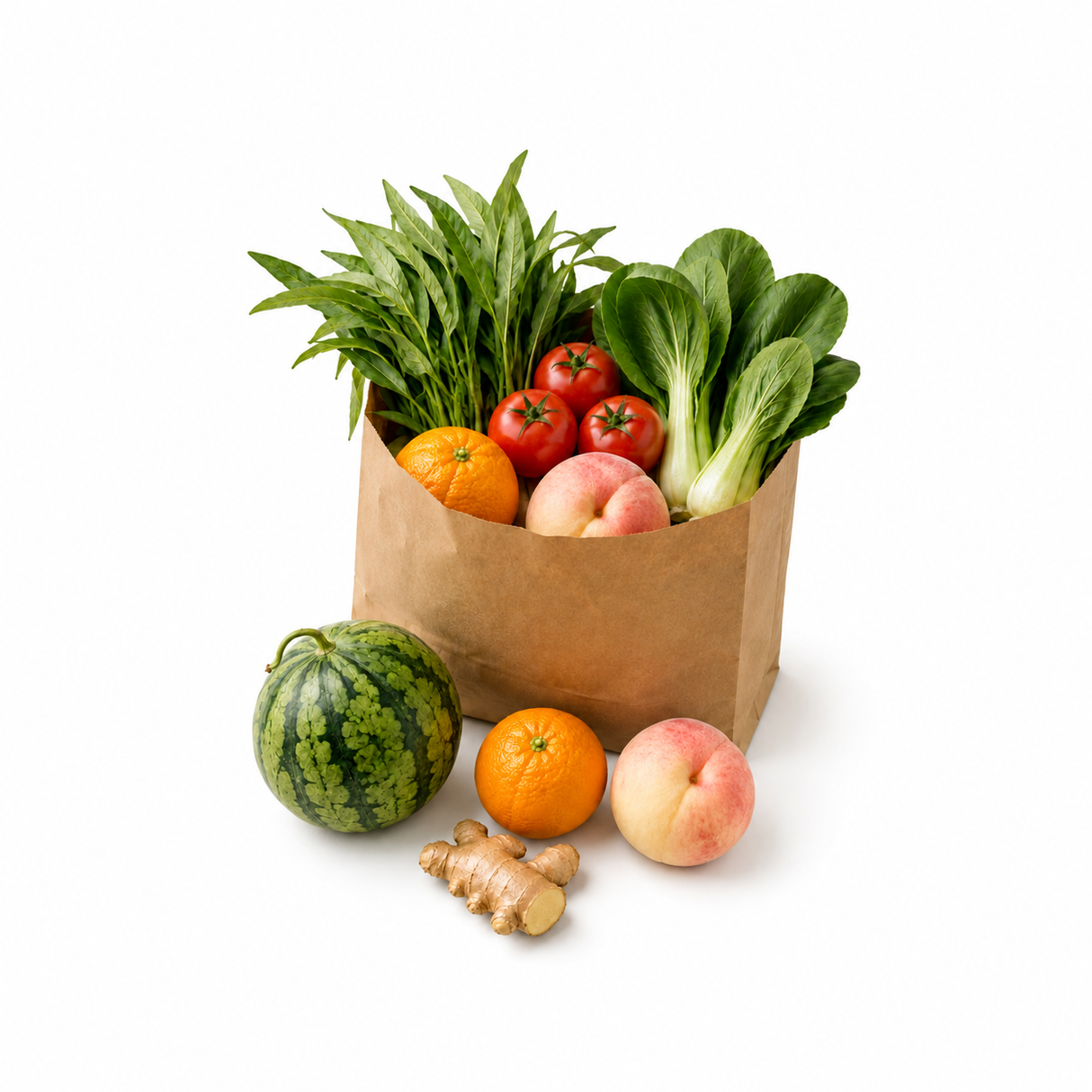 【TRULY FRESH】Fruit and vegetable pack 3+3 kinds