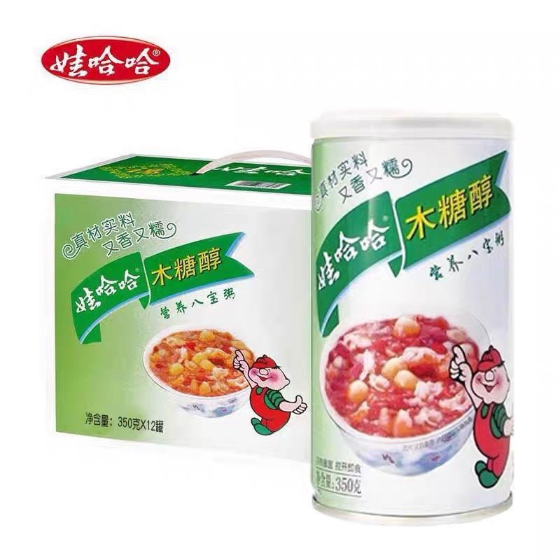 临期特价【娃哈哈】木糖醇营养八宝粥 350克*12