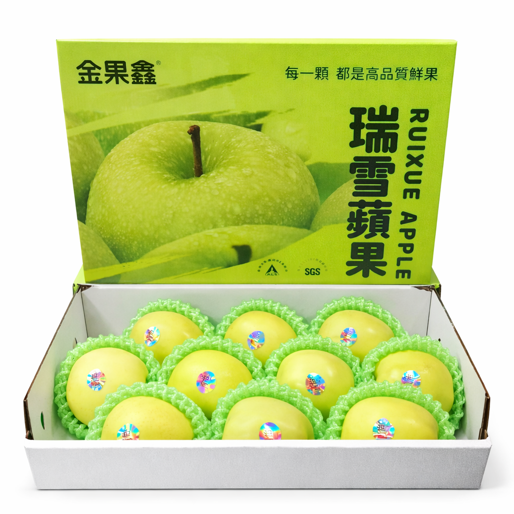 【金国鑫】瑞雪苹果礼盒 1盒2.4公斤