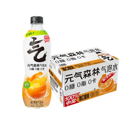 【元气森林】维C 橙味 气泡水 480ml*15