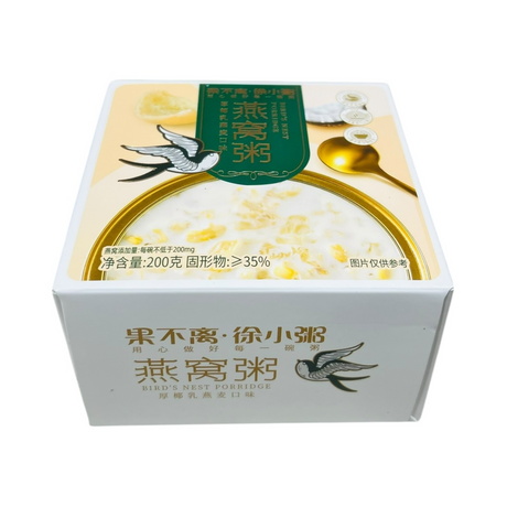 【果不离】徐小粥 厚椰乳燕麦燕窝粥