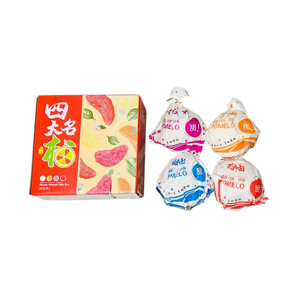 【中国】四大名柚礼盒 1箱4大个