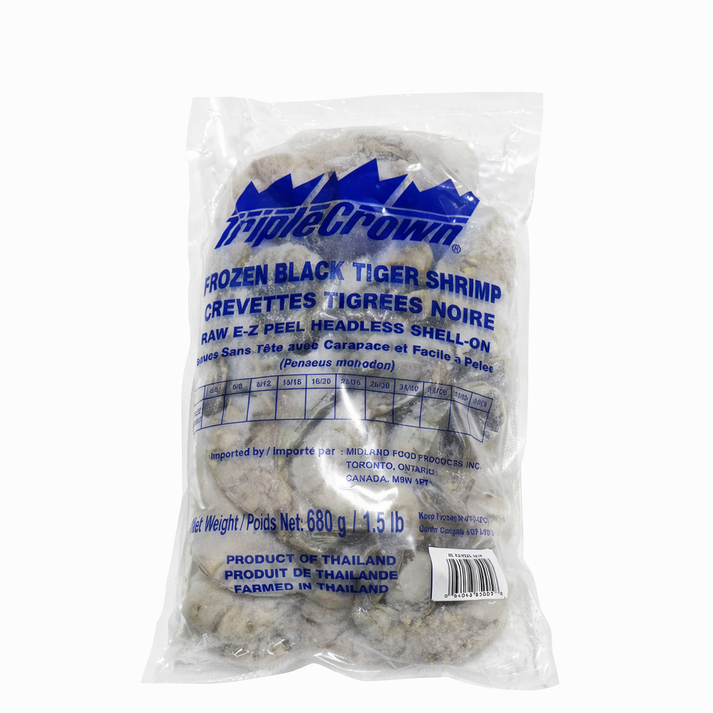 ❄️【泰国】去头开背老虎虾（大） 16/20