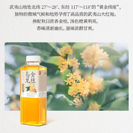 【果子熟了】金桂乌龙茶 500ml*15