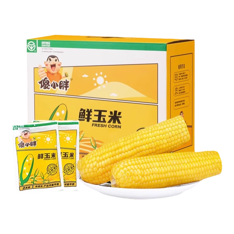 【傻小胖】香糯鲜玉米礼盒 200克*10根